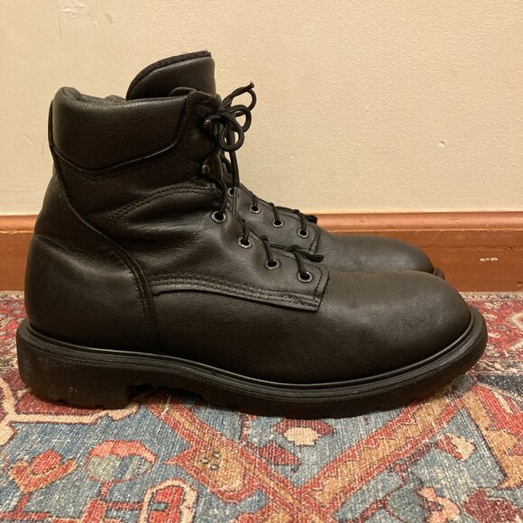 Red Wing SuperSole 2.0 Men's 6-inch Soft Toe Boot Black 10.5 EE Wide Work - Picture 1 of 12